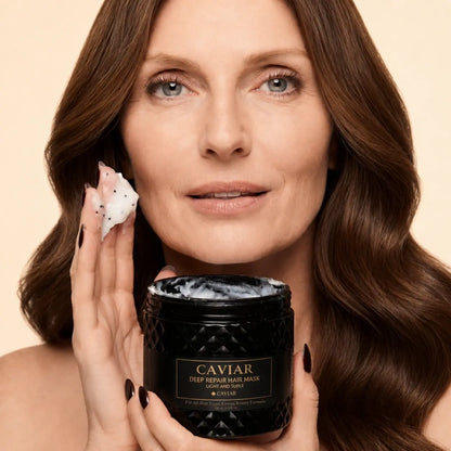 Korean Caviar Hair Mask — 3-Layer Repair