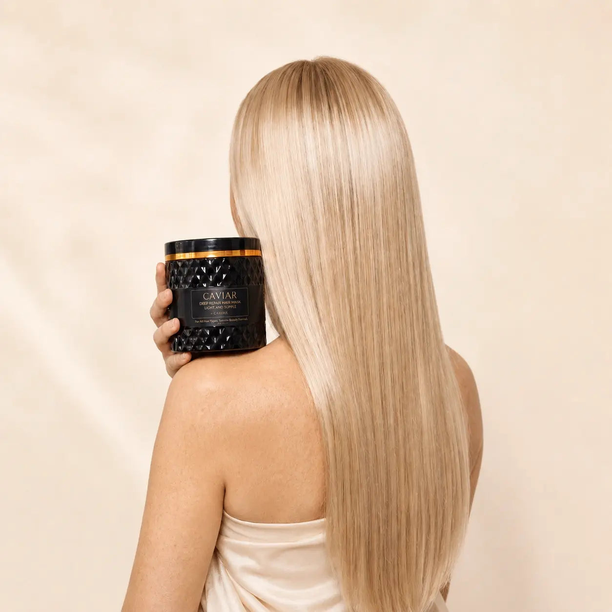 Korean Caviar Hair Mask — 3-Layer Repair